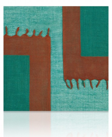 Палантин Унисекс W-BORDE/GREEN.RUST